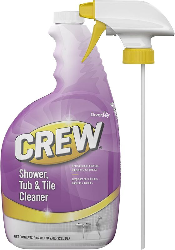 Photo 1 of Diversey - Crew Shower, Tub and Tile Cleaner 32 oz./946 mL Capped Spray Bottles (Pack of 3)
