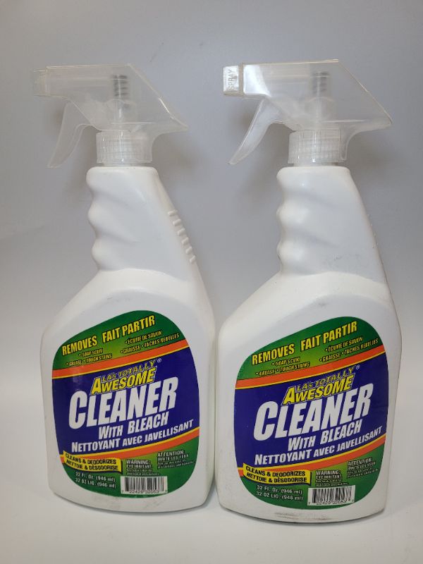 Photo 2 of (2 pack) La's Totally Awesome Cleaner W/Bleach 32oz Household Cleaner 