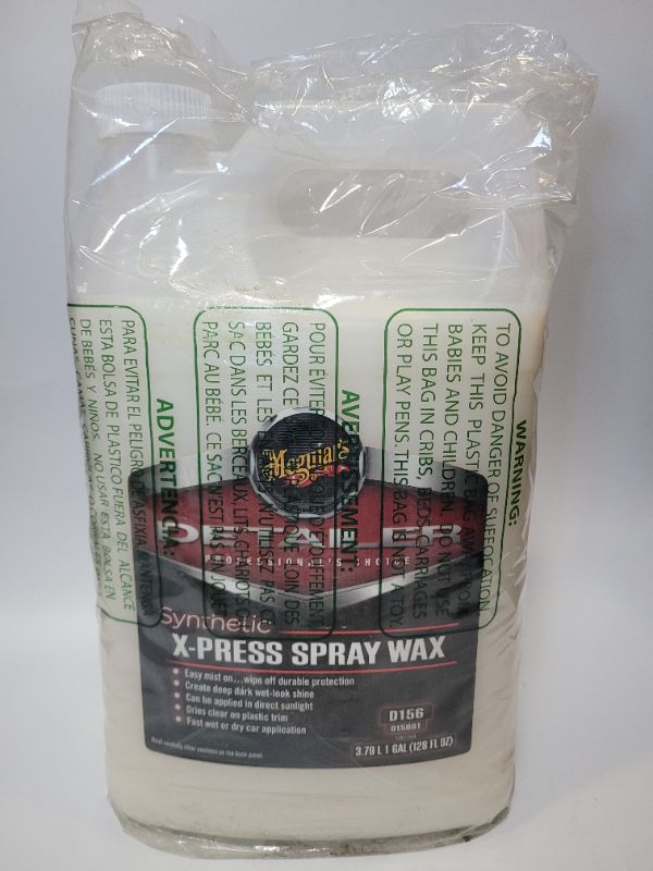 Photo 2 of Meguiar's D15601 Synthetic X-Press Spray Wax - 1 Gallon Container 1 Gallon X-Press Spray