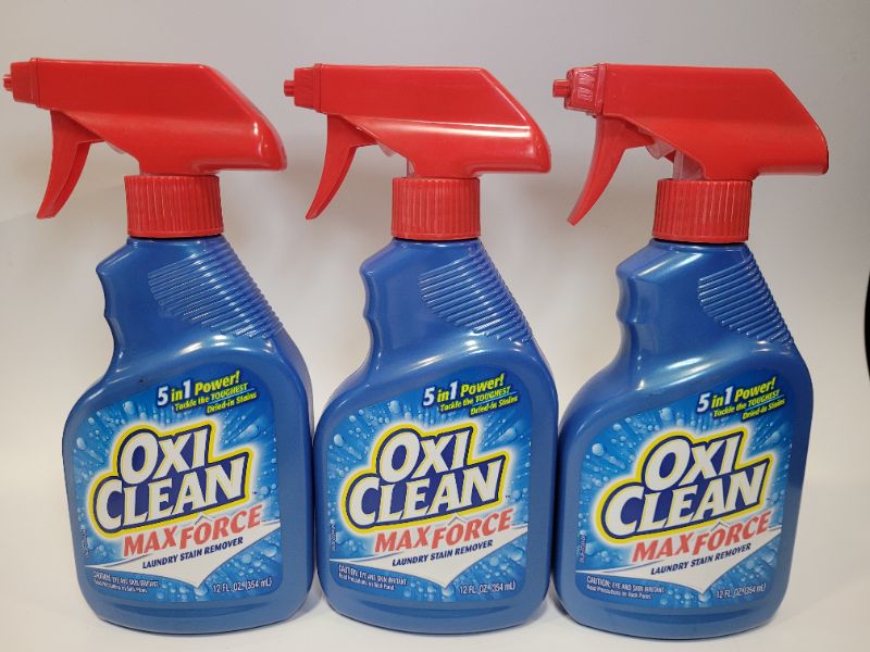 Photo 2 of OxiClean Max Force Laundry Stain Remover Spray 12 ounce (pack of 2)