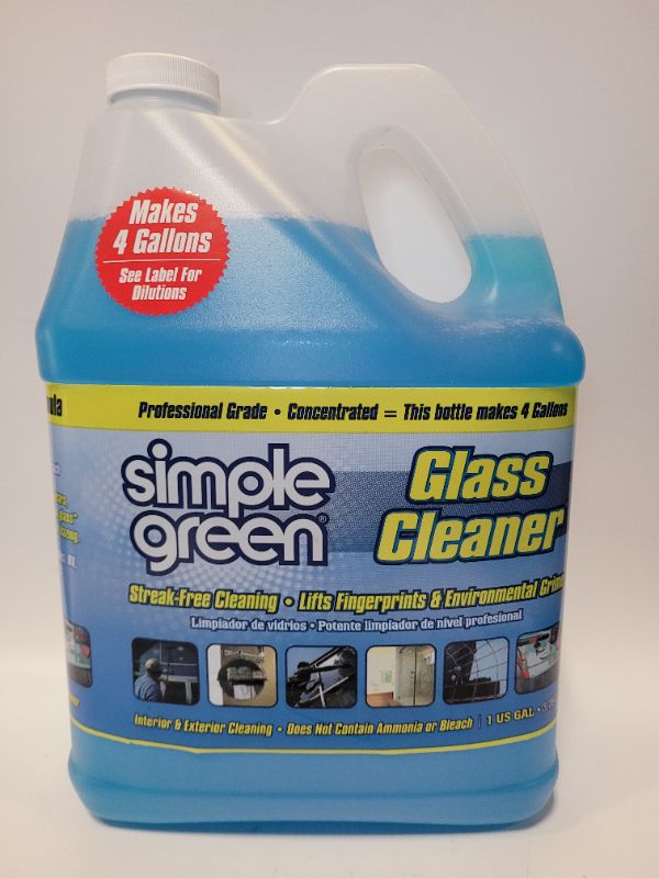 Photo 2 of SUNSHINE MAKERS Simple Green Glass Cleaner Makes 4 Gallons See Label for Dilutions 1 gal