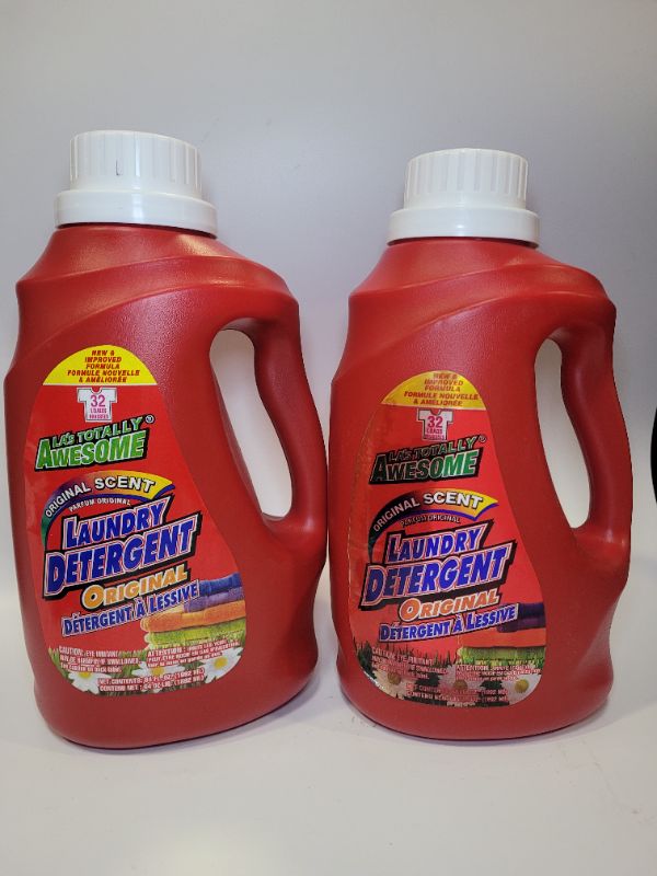Photo 2 of (2 pack) LA's Totally Awesome Original Laundry Detergent, 64 Oz