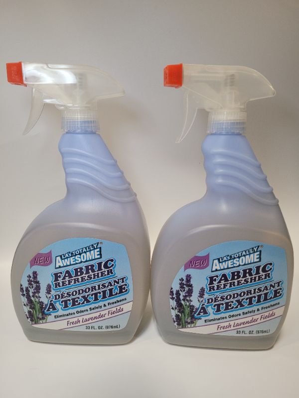 Photo 2 of (2 Pack) La's Totally Awesome 33OZ Fabric Refresher Lavender Scent Laundry Care