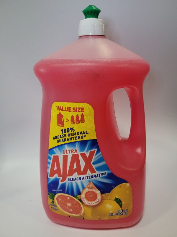 Photo 2 of Ajax 90 fl oz Ultra Triple Action Liquid Dish Soap, Orange
