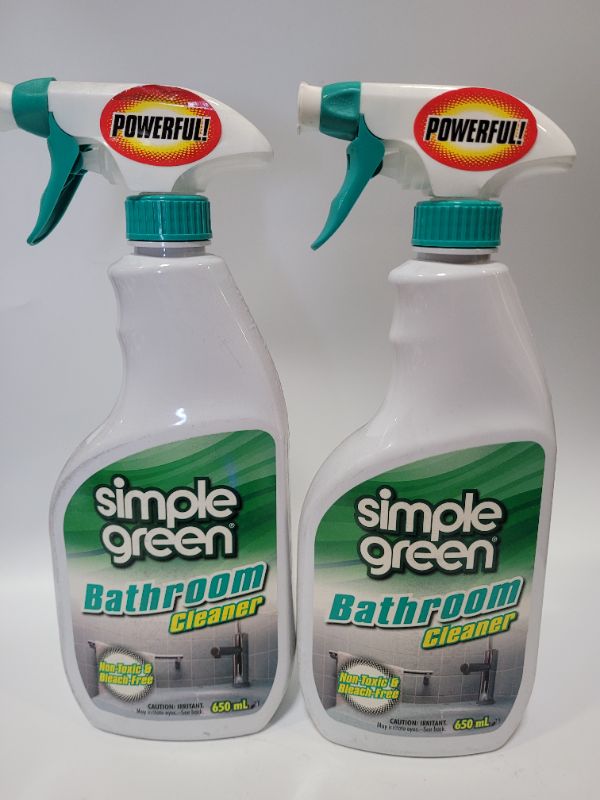 Photo 2 of 2 pack Simple Green Bathroom Cleaner, 22 oz