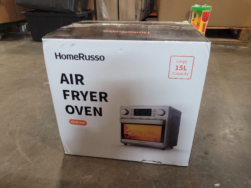 Photo 8 of HomeRusso 24-in-1 Air Fryer Oven, Convection Toaster Oven with Rotisserie Dehydrator,1600W Countertop Oven with 5 Heating Elements, Regulate Temperature from 80F to 450F