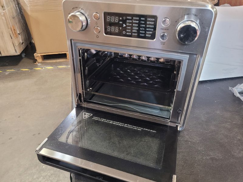 Photo 3 of HomeRusso 24-in-1 Air Fryer Oven, Convection Toaster Oven with Rotisserie Dehydrator,1600W Countertop Oven with 5 Heating Elements, Regulate Temperature from 80F to 450F