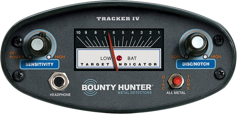 Photo 2 of Bounty Hunter TK4 Tracker IV Metal Detector with 8-inch Waterproof Coil