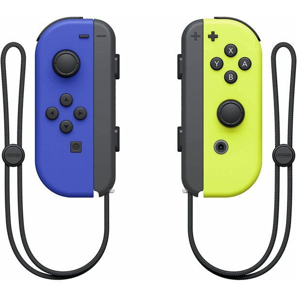 Photo 1 of (L/R) for Nintendo Switch Controller- Neon Blue/Neon Yellow Game