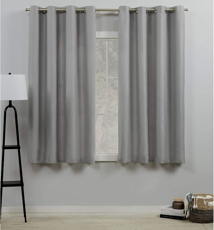Photo 1 of pflegehinweise black out curtains 2 panels 45L X 52W grey