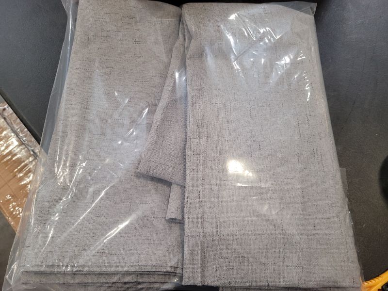 Photo 3 of pflegehinweise black out curtains 2 panels 45L X 52W grey