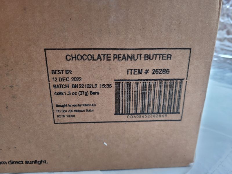 Photo 4 of KIND Nut Butter Filled bar, Chocolate Peanut Butter, 1.3 Ounce (8 Boxes of 4 Count) EXPIRED DEC 2022