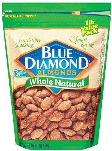 Photo 1 of Blue Diamond Whole Natural Almonds - 40 oz BEST BY APRIL 2023