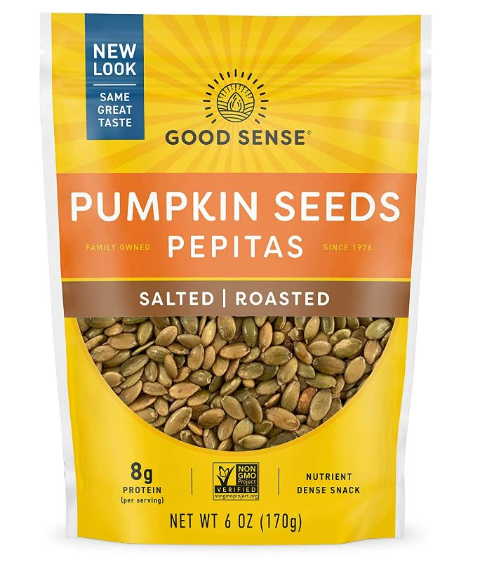 Photo 1 of Good Sense Roasted and Salted Shelled Pumpkin Seeds, 72 Ounce (Pack of 12) FRESHEST BY NOV 2022