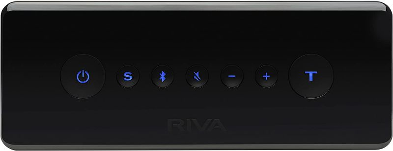 Photo 2 of FOR PARTS ONLY- RIVA TURBO X RTX01B Premium Wireless Bluetooth Speaker (Black) 
