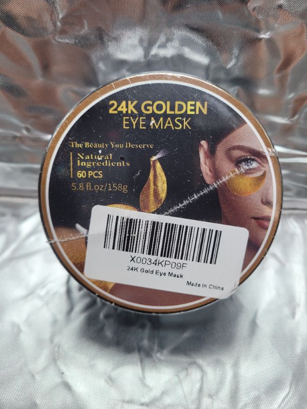 Photo 2 of APIKIE 24k Gold Eye Mask for Puffy Eyes - 60Pcs Under Eye Patches for Dark Circles, Gold Gel Eye Patches with Collagen, Eye Wrinkle Patches for Eye Bags, Reducing Fine Lines & Moisturizing.