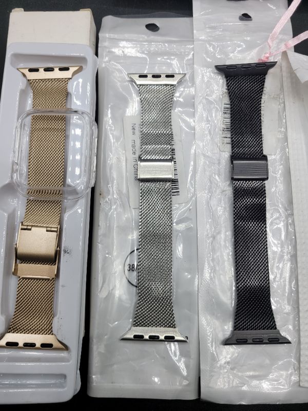Photo 2 of Assorted lot of Watch Bands, Different Styles, Types, Brands