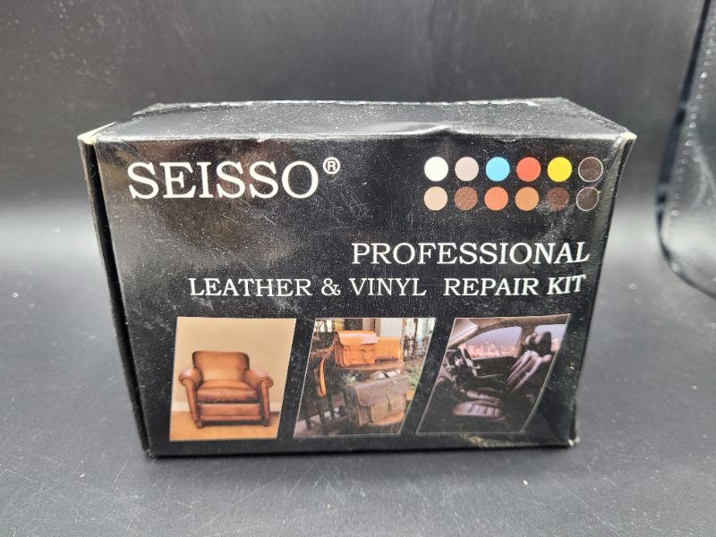 Photo 2 of SEISSO Leather Repair Kits for Couches, Restoring Touch up Leather and Vinyl Furniture Car Seat Jacket, Leather Repair Color Gel Covers Scratches, Scrapes, Scuffs, Scuffed & Faded Leather, 12 Color