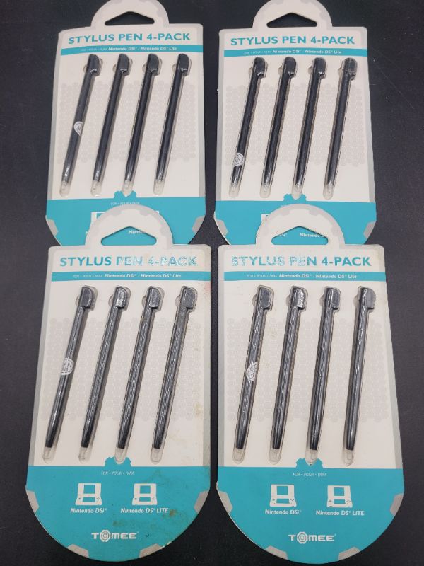 Photo 2 of Tomee Stylus Pen Set for Nintendo DSi/Nintendo DS Lite (Black) (4-Pack)