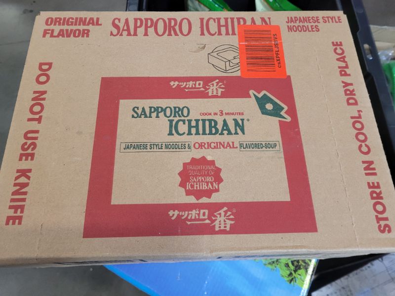 Photo 3 of New [SAPPORO ICHIBAN] Ramen Noodles, Original Soy Sauce Flavor, No.1 Tasting Japanese Instant Noodles (3.5 Oz) (24 pouches)