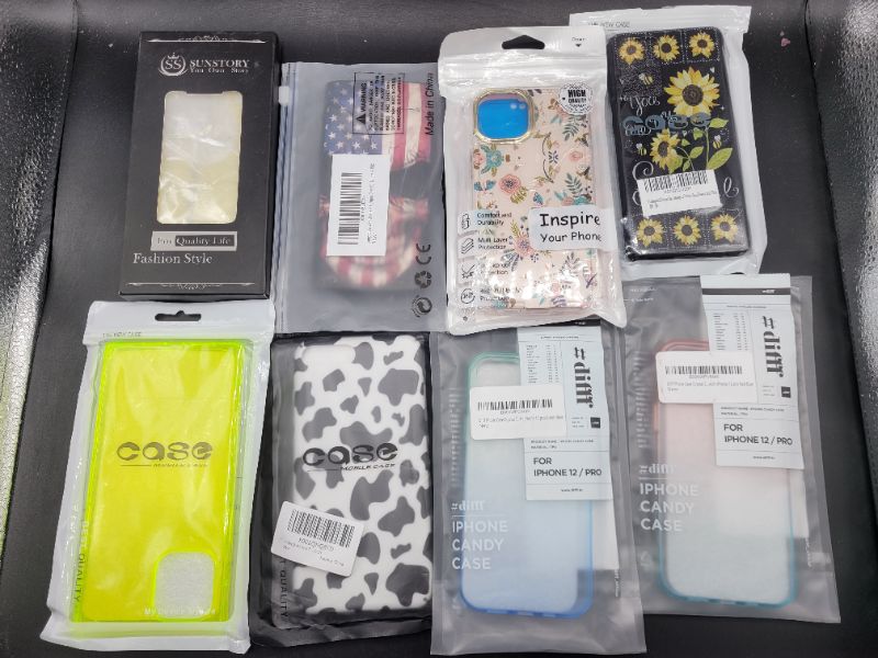 Photo 1 of Assorted Cell Phone Cases Bundle, Various Styles and Designs