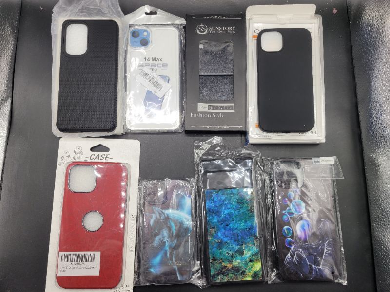 Photo 1 of Assorted Cell Phone Cases Bundle, Various Styles and Designs