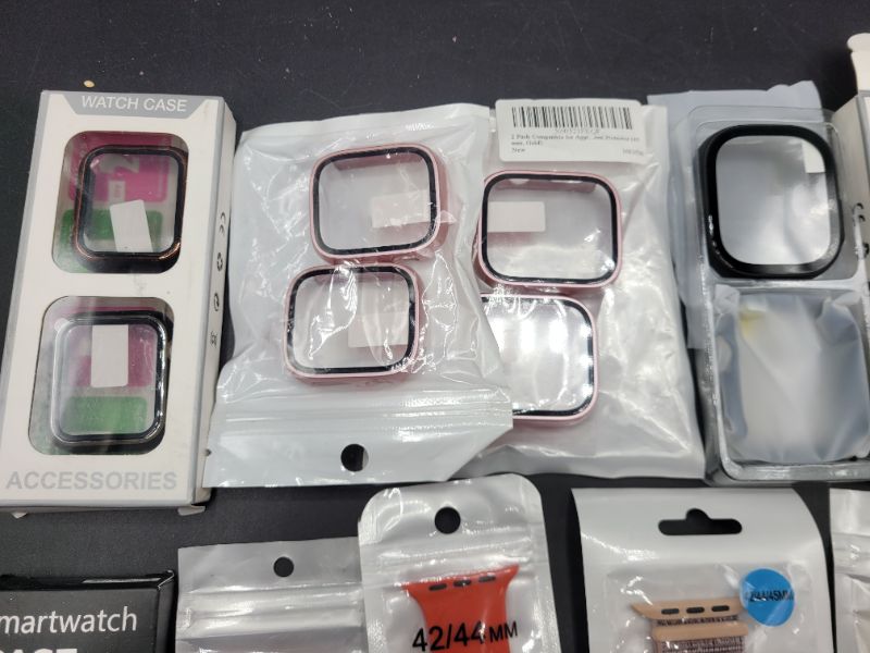 Photo 2 of Assorted Smartwatch cases and protectors and Apple Watch replacement bands, Various Styles and Designs