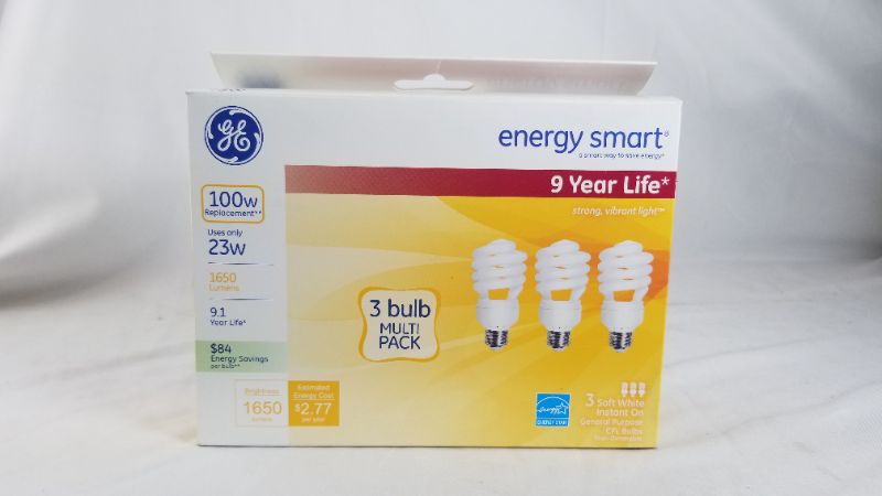 Photo 1 of 3 Pack Spiral light bulb 23 Watt Soft White