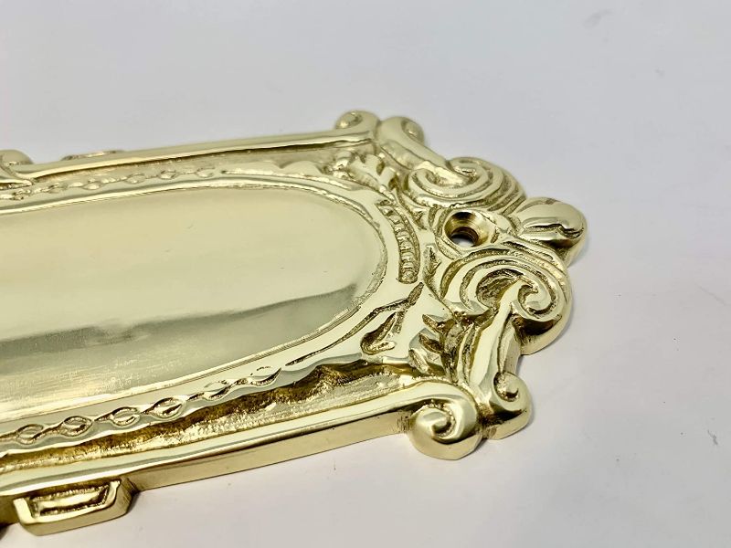 Photo 2 of Vintage Victorian Style Backplate 2700-AB Solid Brass