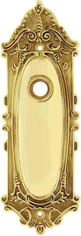 Photo 1 of Vintage Victorian Style Backplate 2700-AB Solid Brass