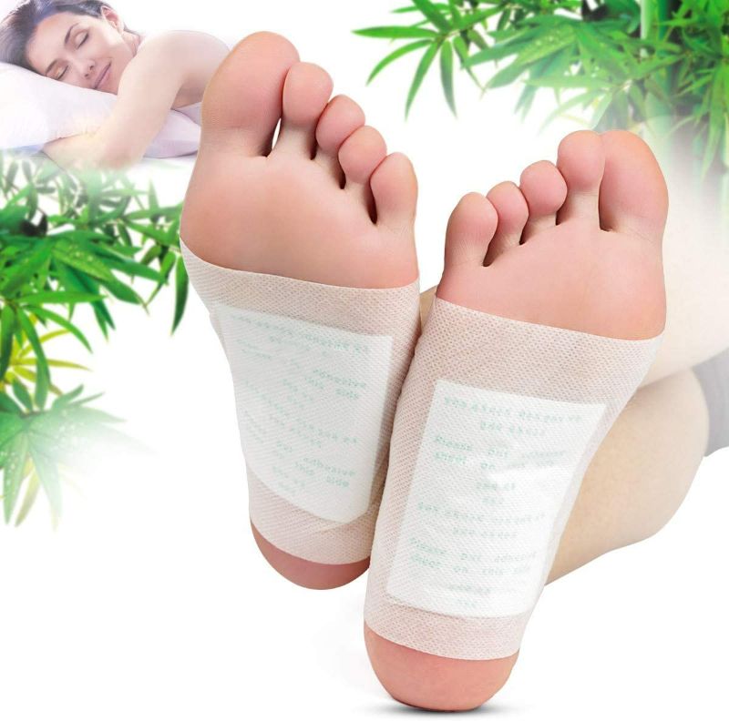 Photo 2 of Foot Pads - (100pcs) Natural Cleansing Foot Pads for Foot Care, Sleeping & Anti-Stress Relief, No Stress Package - 100 Packs