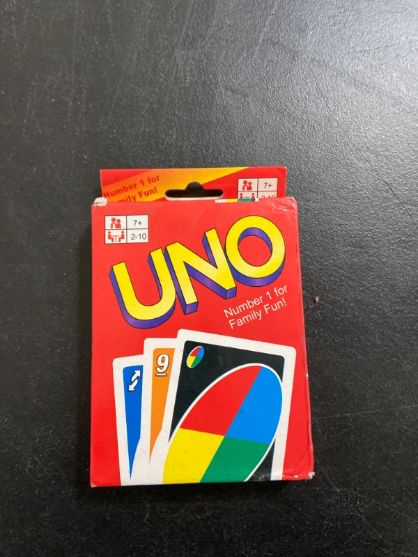 Photo 5 of UNO - Classic Colour & Number Matching Card Game - 112 Cards - Customizable & Erasable Wild - Special Action Cards Included - Gift for Kids 7+, W2087