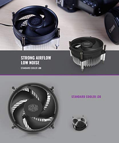 Photo 3 of Cooler Master i30 CPU Cooler - 92mm Low Noise Cooling Fan & Heatsink (RH-I30-26FK-R1)- for Intel Socket LGA 1150/1151 / 1155/1156 (i30)