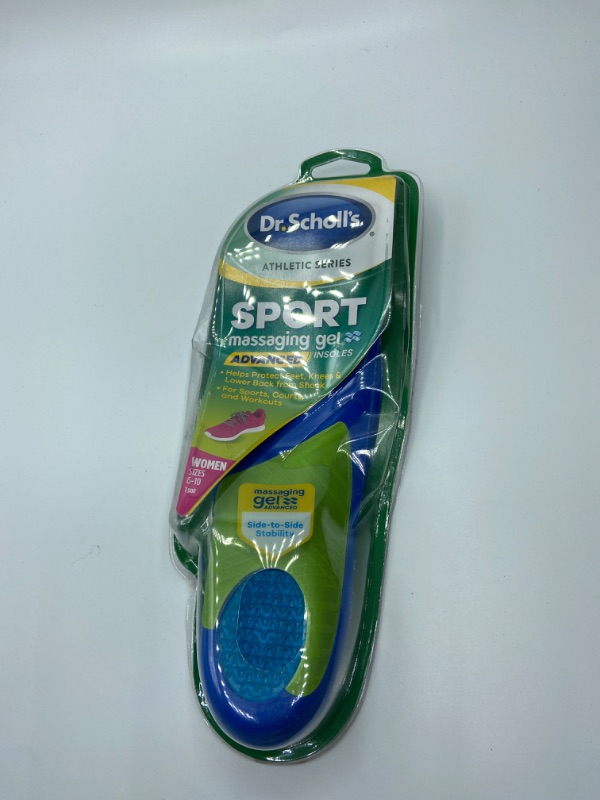 Photo 4 of Dr. Scholl's Athletic series, Advanced Sport Massaging Gel Insoles for Women's sizes 6-10, Multi-color