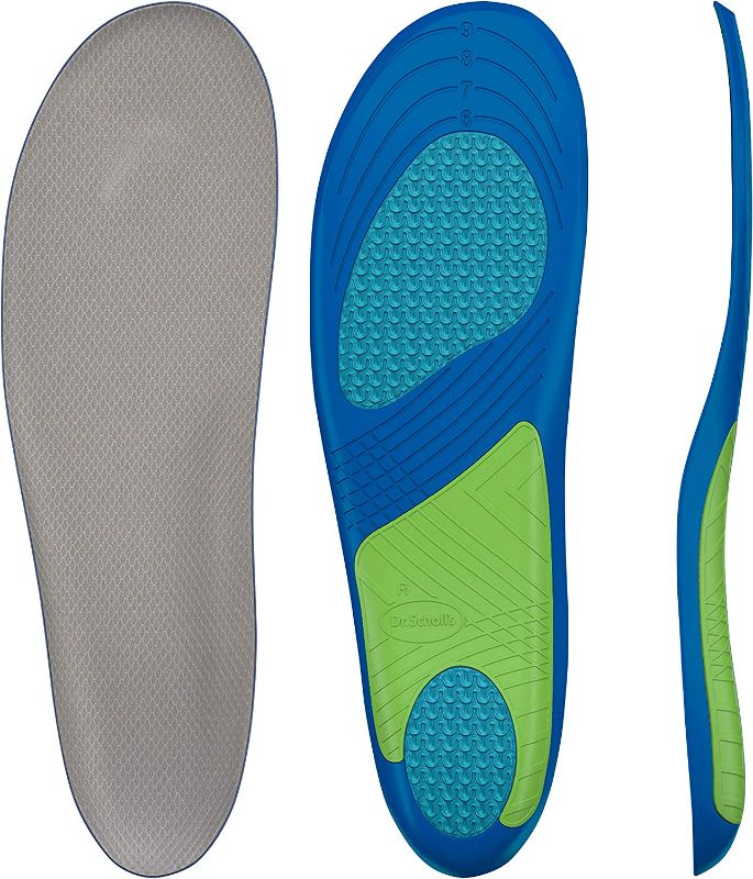 Photo 2 of Dr. Scholl's Athletic series, Advanced Sport Massaging Gel Insoles for Women's sizes 6-10, Multi-color