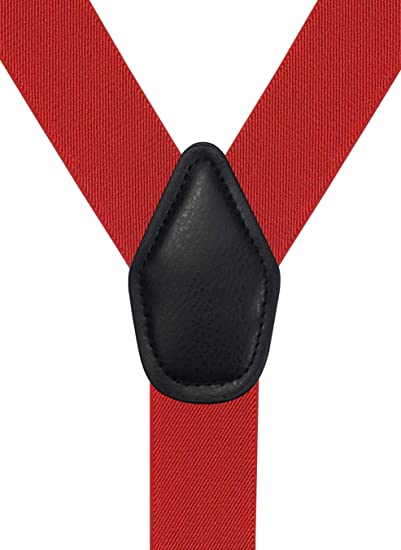 Photo 2 of Men's Y-Back 1.4 Inches Wide Button End Elastic Adjustable Suspenders