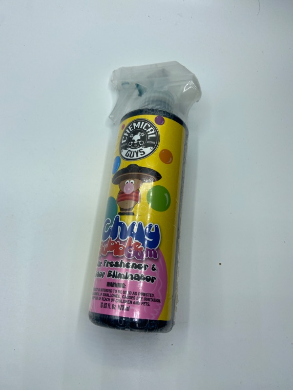 Photo 4 of Chemical Guys AIR_221_16 Chuy Bubble Gum Premium Air Freshener and Odor Eliminator (16 oz)