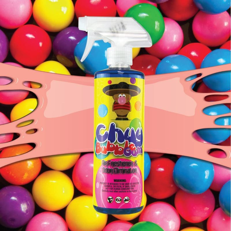 Photo 2 of Chemical Guys AIR_221_16 Chuy Bubble Gum Premium Air Freshener and Odor Eliminator (16 oz)