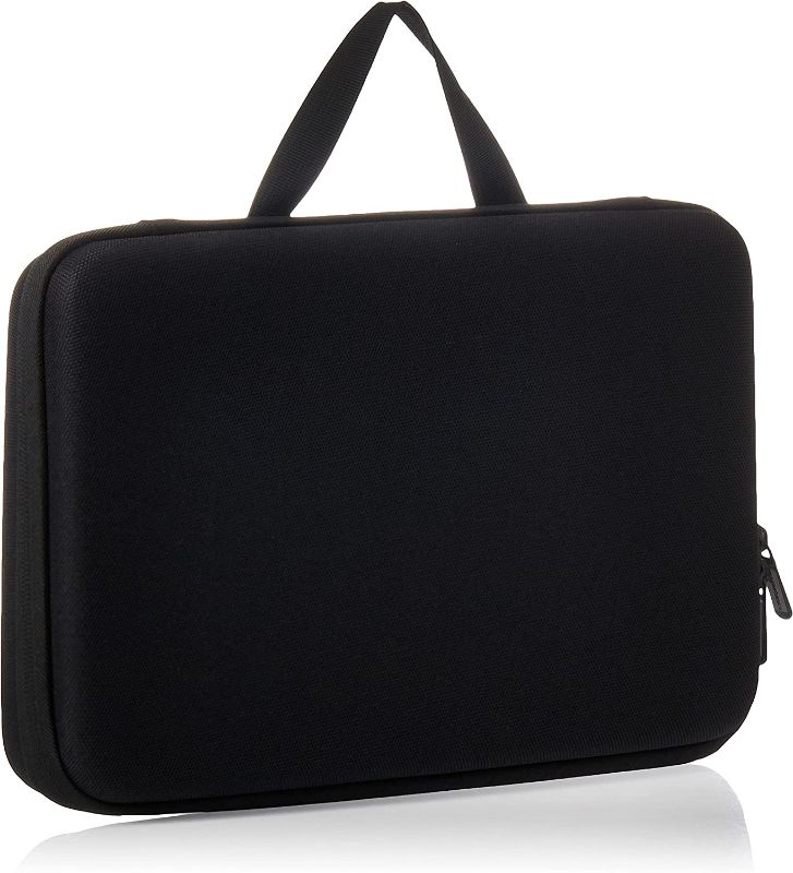 Photo 2 of Amazon Basics Large Carrying Case for GoPro And Accessories - 13 x 9 x 2.5 Inches, Black