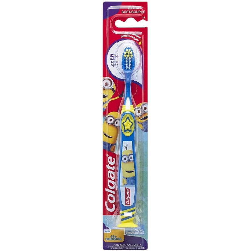 Photo 1 of (6 pack) Colgate Kids Minions Toothbrush, Extra Soft