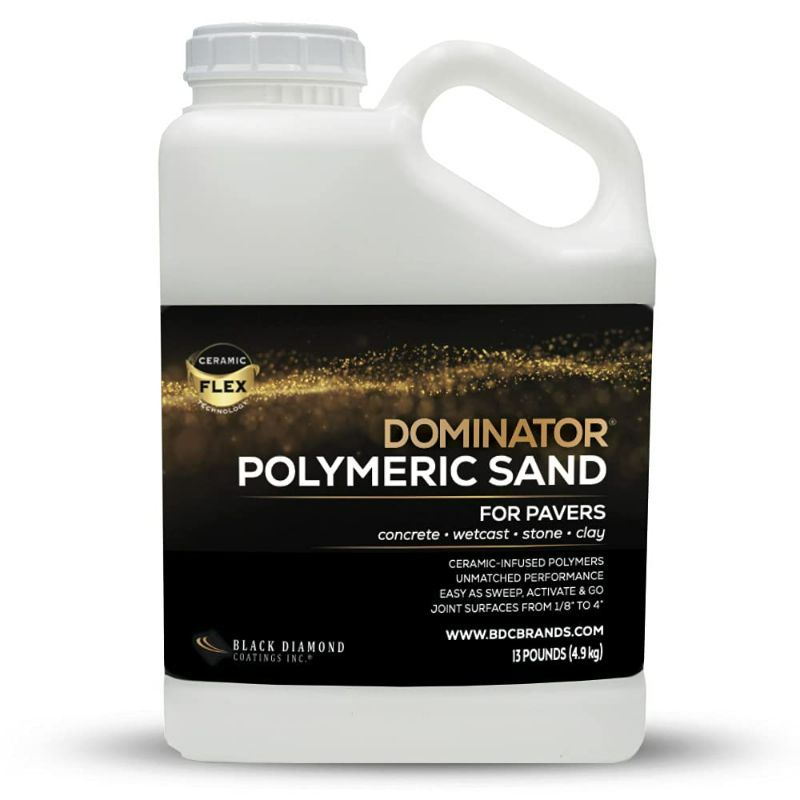Photo 1 of 13 Pound Natural Ivory DOMINATOR Polymeric Sand with Revolutionary Ceramic Flex Technology for Stabilizing Paver Joints/Gaps, 1/8” up to 4”, Professional Grade Results