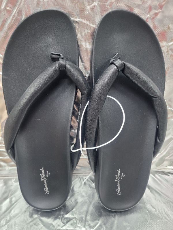 Photo 2 of Size 8.5 Universal thread jewel sandals Black NEW