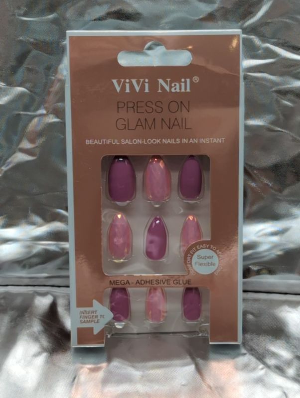 Photo 1 of 4 Sets of Press On Nails - Blues/Pinks/Nudes 