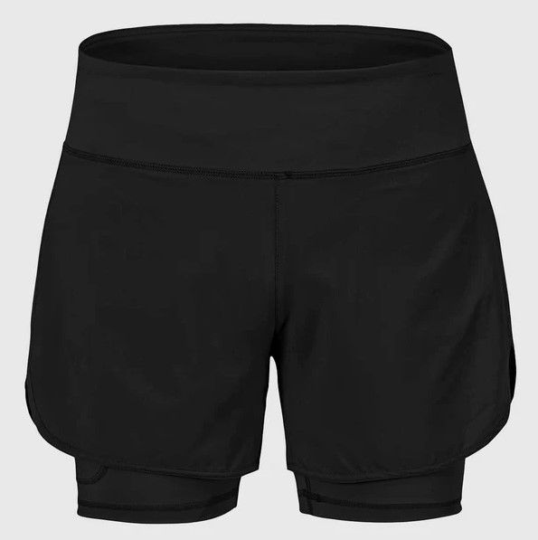 Photo 1 of Little Donkey Andy Women's Quick-Dry Running Shorts, High Waist Stretch Workout Hiking Bicycle Athletic Shorts with Liner (black L)