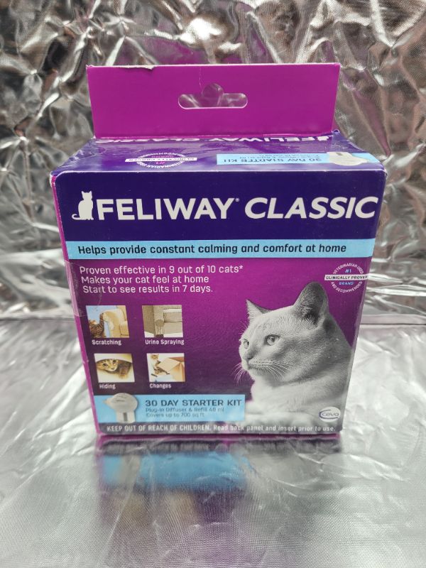 Photo 2 of FELIWAY Classic Cat Calming Pheromone Diffuser, 30 Day Starter Kit (48 mL)