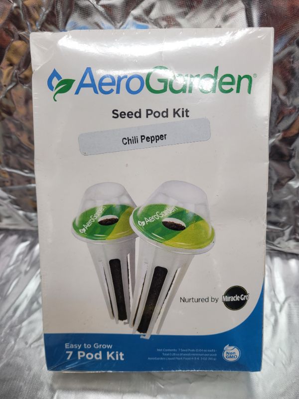 Photo 3 of Miracle-Gro AeroGarden Chili Peppers 7-Pod Seed Kit