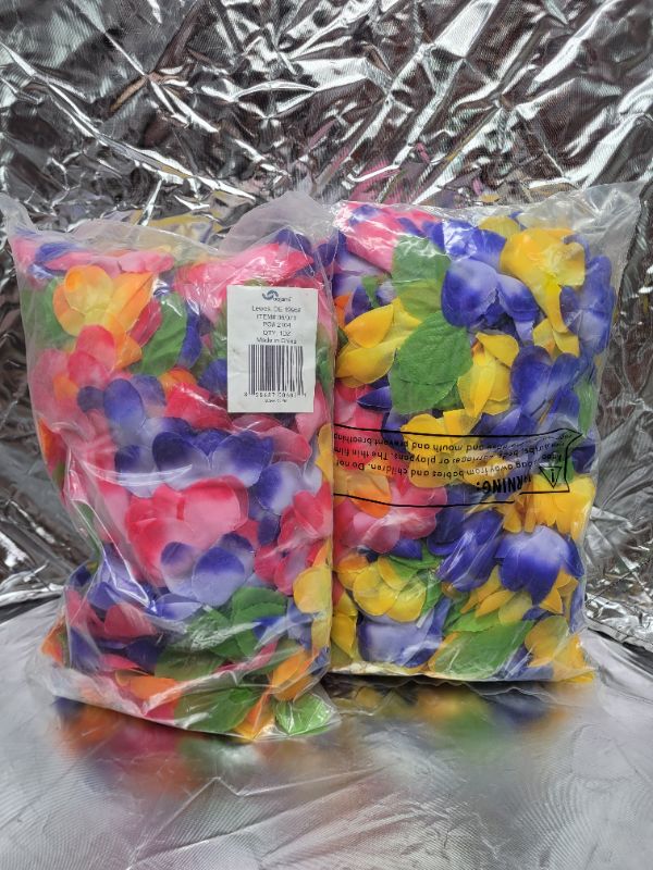 Photo 2 of (2 pack) Mahalo Floral Leis : Package of 12 by Oojami