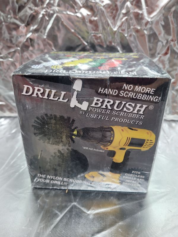 Photo 2 of Cleaning Accessories - Industrial Brush - Baked on Food Remover - Electric Smoker - Smokers and Grills - Drill Brush - BBQ Cleaning Kit - Rust Remover - Hard Water, Calcium, Mineral, and Stain Remover Ultra Stiff-black