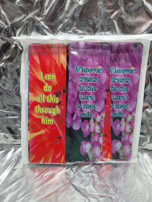 Photo 2 of Popular Bible Verses for Teenage Girls Bookmarks (60 Pack) - Perfect Giveaways for Sunday School for Teens Popular Verses Teenage Girls Bookmarks (60 Pack)