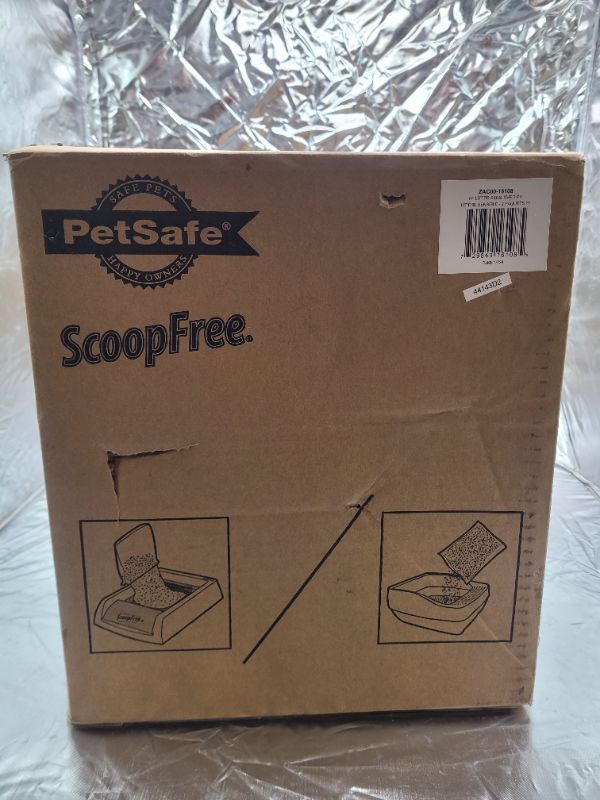 Photo 2 of PetSafe ScoopFree Premium Crystal Cat Litter - 5x Better Odor Control Than Clay Litter - Less Tracking, Dust For A Fresh Home - Non-Clumping - Two 4.3 lb Bags Of Litter (8.6 lb Total) - Fragrance-Free Sensitive